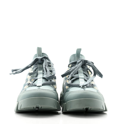 Christian Dior Neoprene Rubber Womens D-Connect Sneakers 36 Water Grey 2 of 9