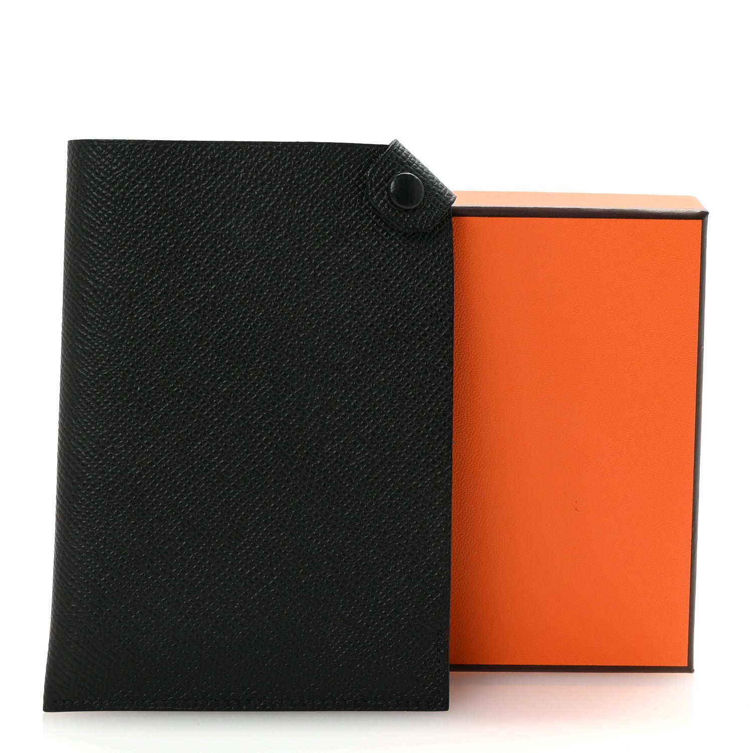 Hermes Epsom Tarmac PM Passport Holder Black 7 of 7
