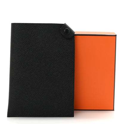 Hermes Epsom Tarmac PM Passport Holder Black 7 of 7