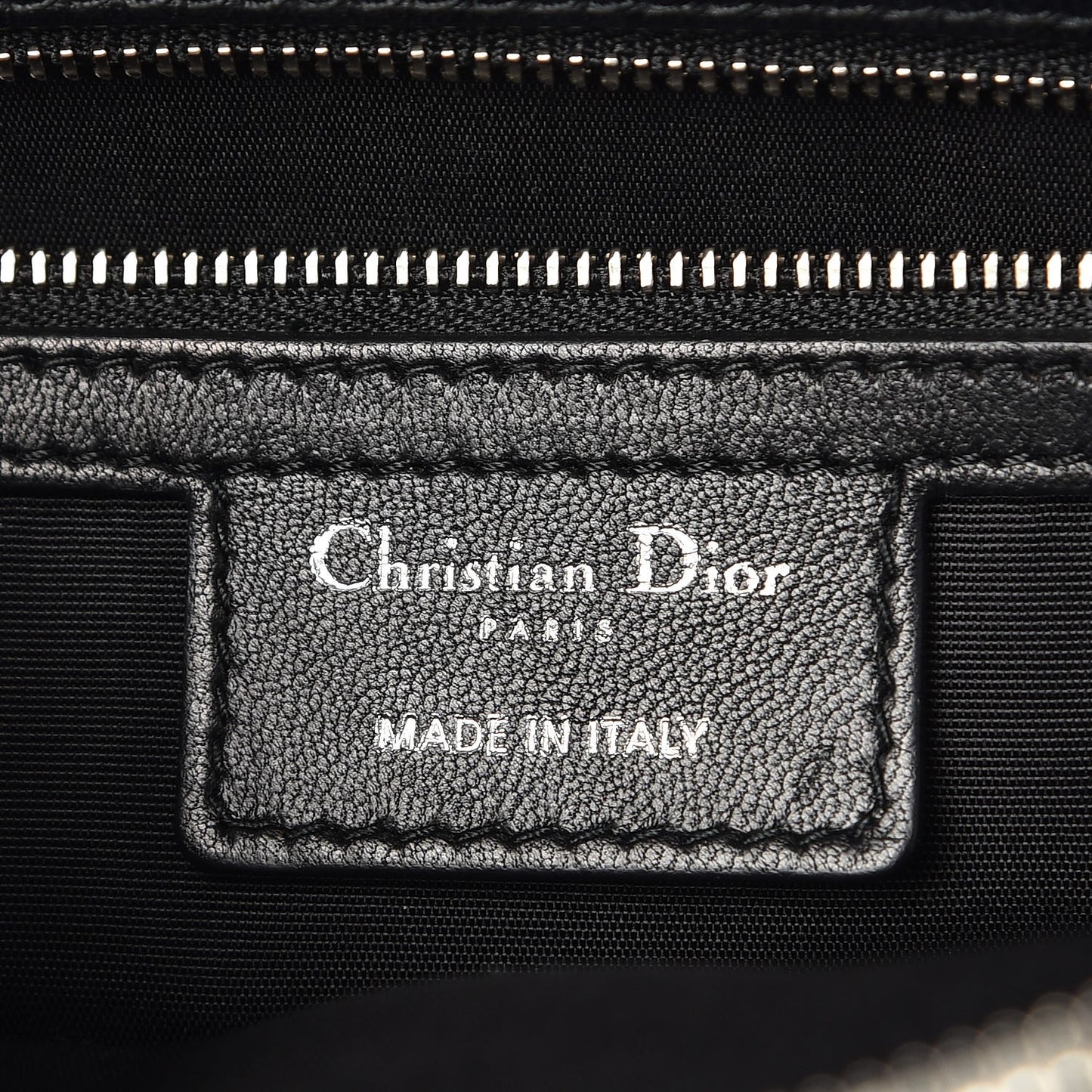 Lambskin Cannage Small Dior Soft Zipped Shopping Tote Black
