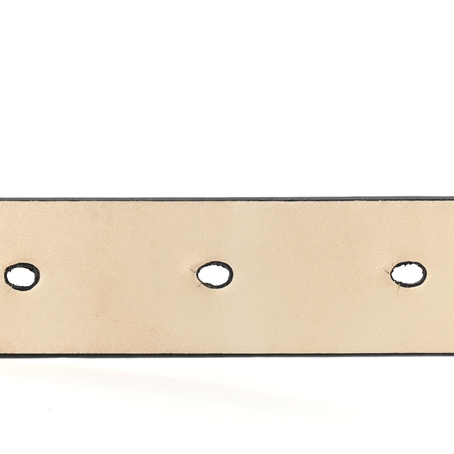 Christian Dior Calfskin Saddle Belt 80 32 White 5 of 9