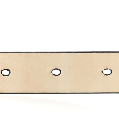 Christian Dior Calfskin Saddle Belt 80 32 White 5 of 9