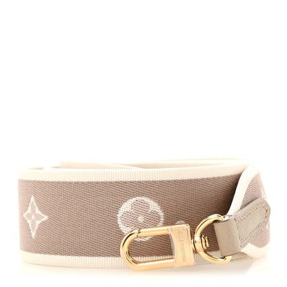 Louis Vuitton Jacquard Diane Shoulder Strap Tourterelle Creme 1 of 4