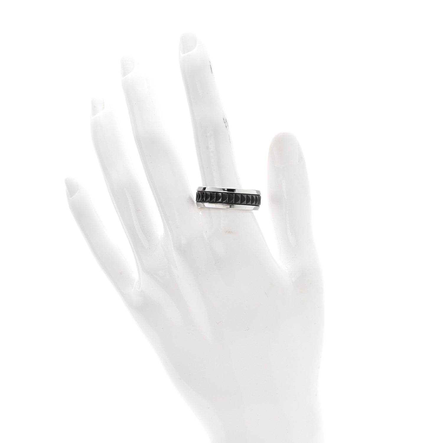 Tiffany Stainless Steel Titanium Paloma Picasso Caliper Band Ring 63 10.5 2 of 4