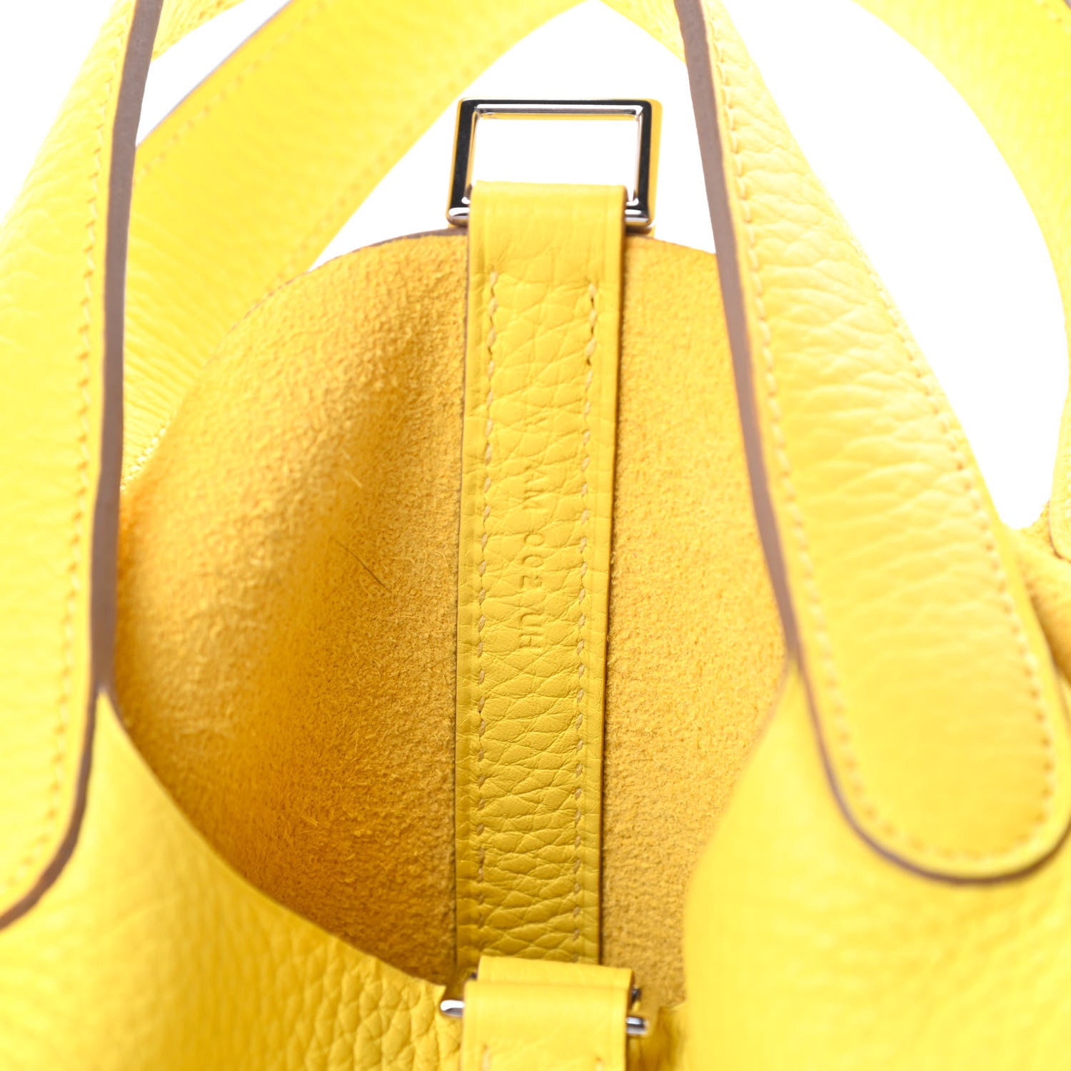 Hermes Taurillon Clemence Picotin Lock 18 PM Lime 7 of 11
