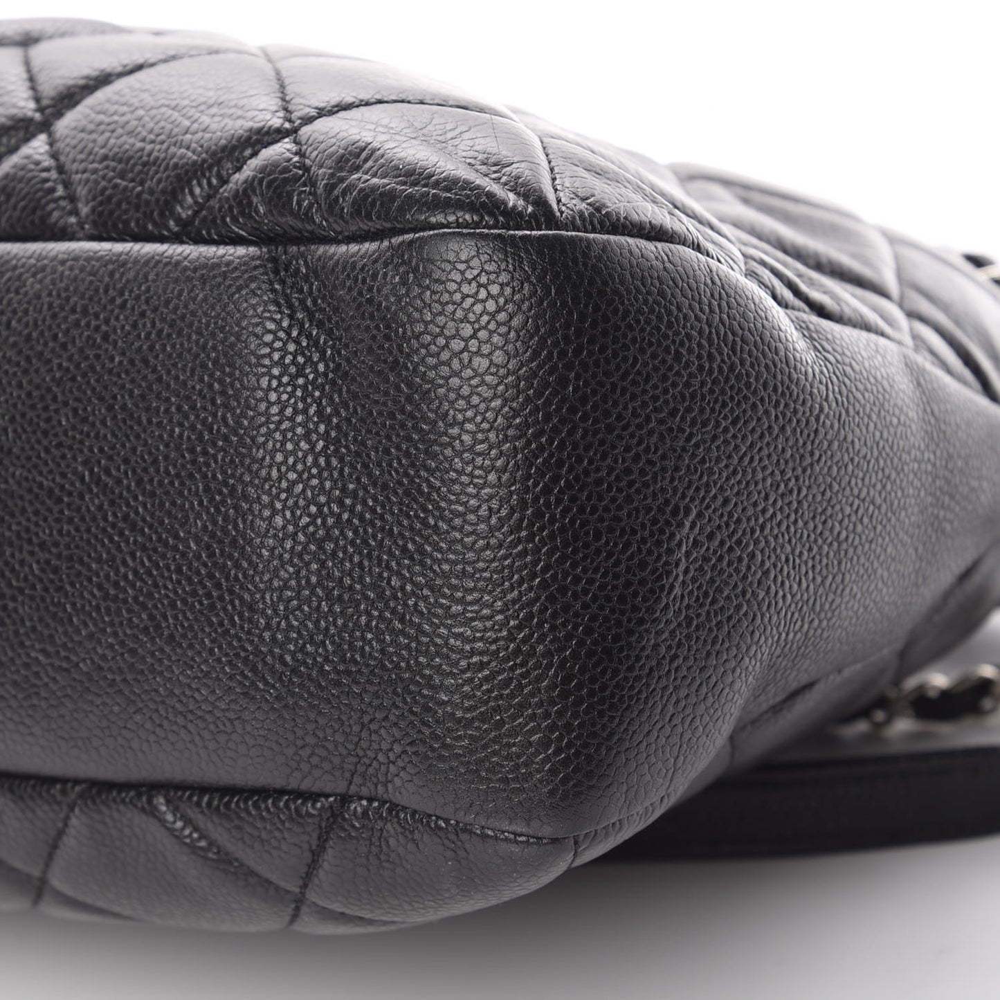 Caviar Quilted Timeless CC Soft Tote Black