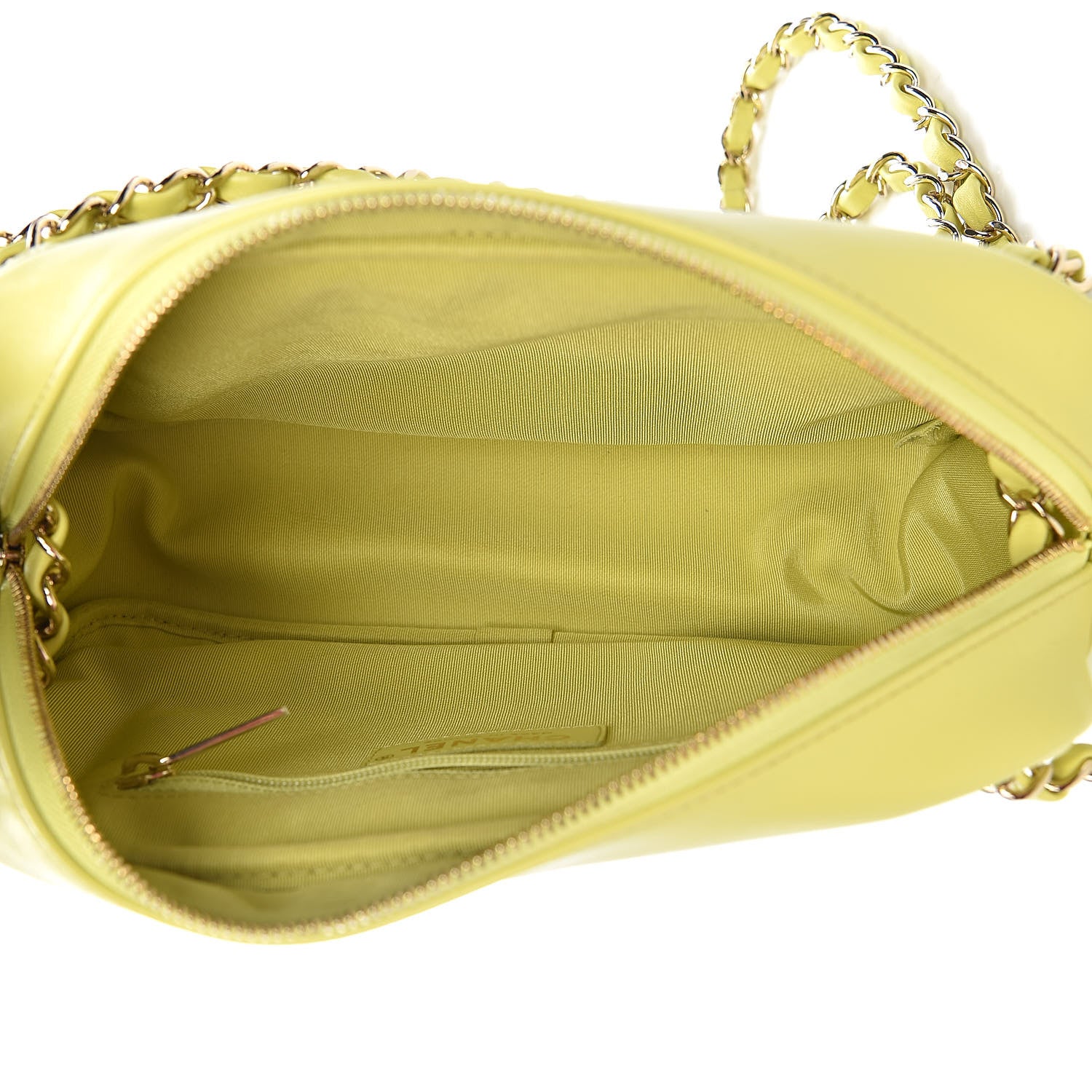 Chanel Calfskin Quilted Daily Chevron Camera Case Light Green 5 of 12