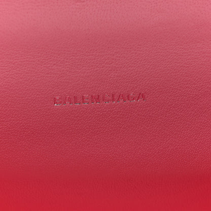 Balenciaga Shiny Calfskin Crocodile Embossed Hourglass Top Handle Bag XS Sweet Pink 6 of 10