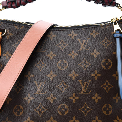Louis Vuitton Monogram Beaubourg Hobo Mini Bordeaux Red Peach Safran Blue Jean Blue 10 of 10