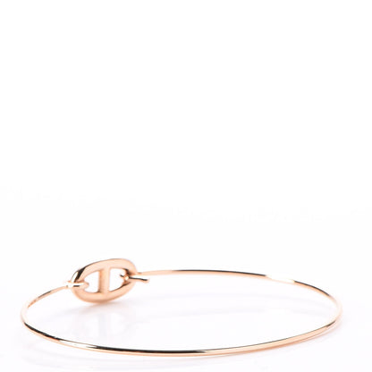 Hermes 18K Rose Gold PM Ronde Chaine d'Ancre Bracelet SH 3 of 8