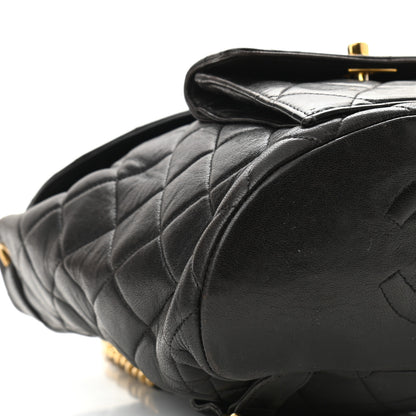 Chanel Lambskin Quilted Backpack Black 9 of 11