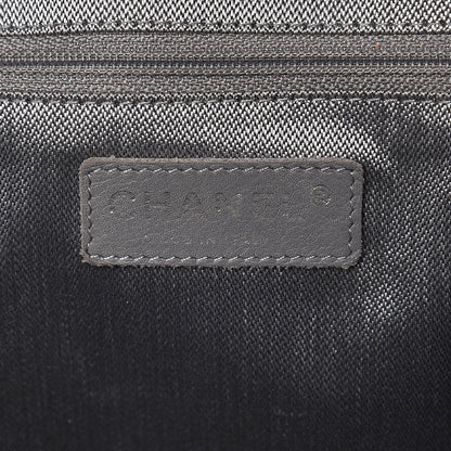 Chanel Lambskin Vertical Quilted Large Mademoiselle Tote Black 6 of 11