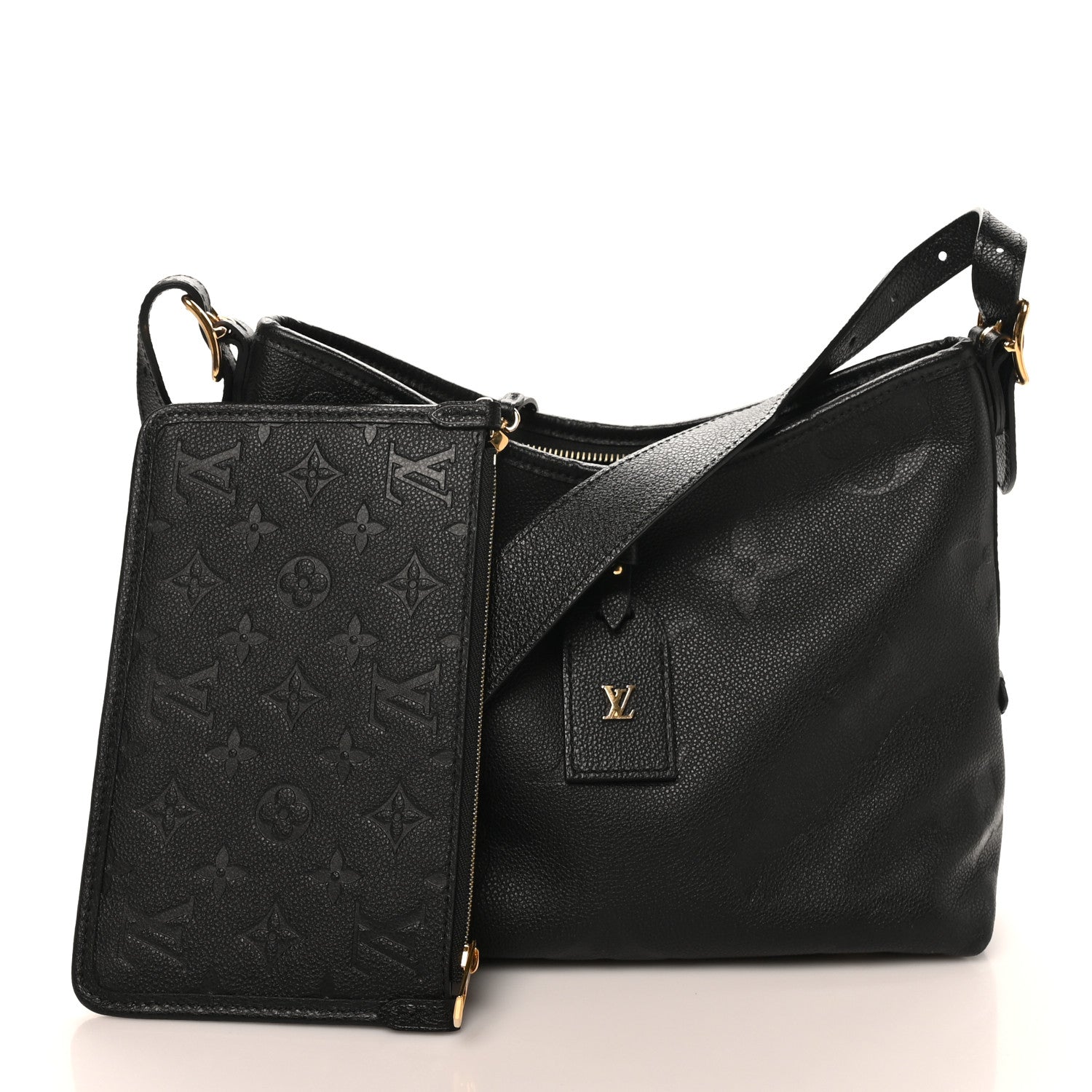Louis Vuitton Empreinte Carryall PM Black 3 of 10