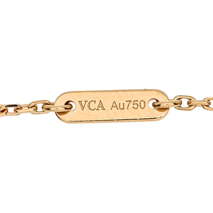 Van Cleef & Arpels 18K Yellow Gold Mother of Pearl Sweet Alhambra Butterfly Bracelet 4 of 6