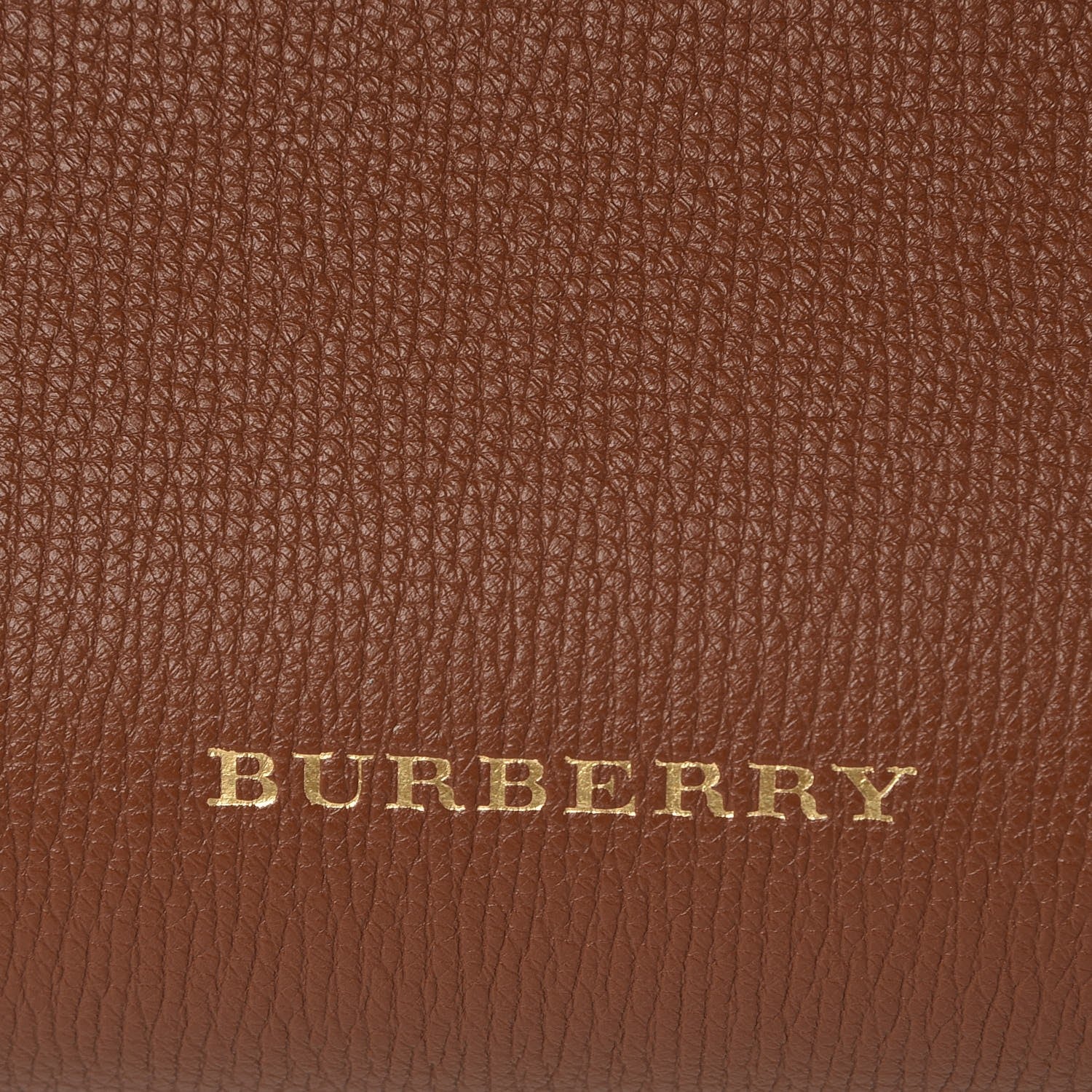Burberry Grainy Calfskin House Check Medium Banner Tote Tan 7 of 9