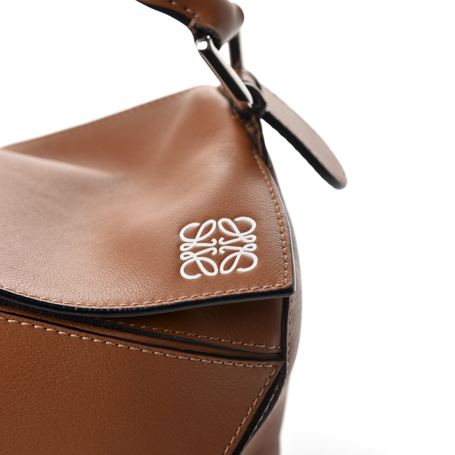 Loewe Calfskin Medium Puzzle Bag Tan 8 of 11