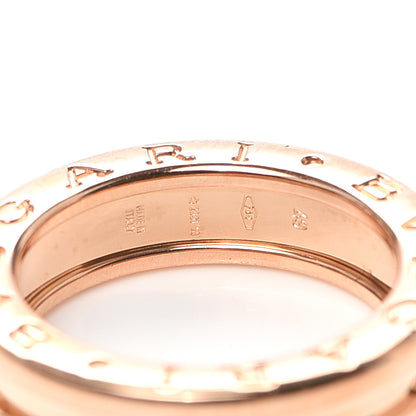 Bulgari 18K Rose Gold B.Zero1 One-Band Ring 49 5 5 of 5