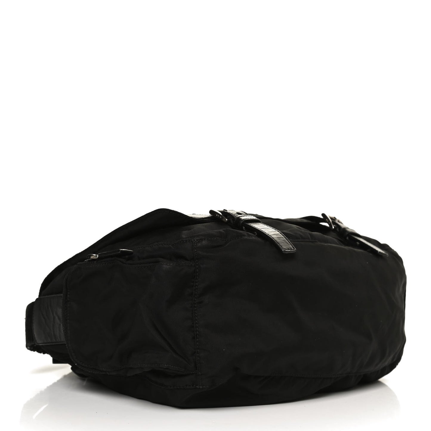 Tessuto Nylon Vela Messenger Bag Black