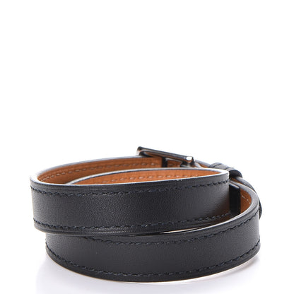 Hermes Chamonix Etriviere Double Tour Bracelet Black 3 of 7