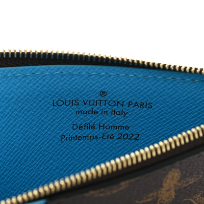 Louis Vuitton Monogram Vintage Calfskin Trunk L'œil Coin Card Holder 6 of 8
