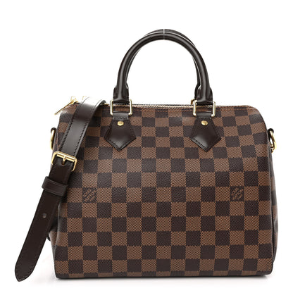 Louis Vuitton Damier Ebene Speedy Bandouliere 25 1 of 10