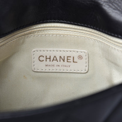 Chanel Lambskin Tweed Quilted Tweedy Flap Shoulder Bag Black 8 of 11