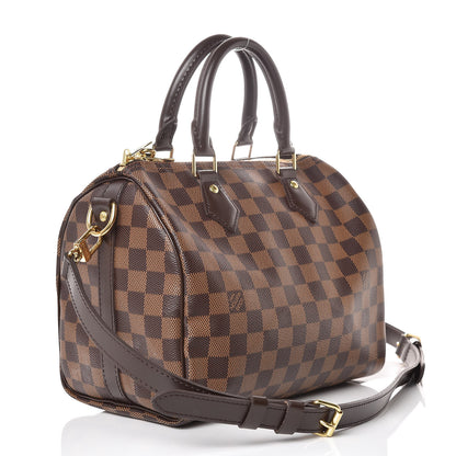 Louis Vuitton Damier Ebene Speedy Bandouliere 25 3 of 13