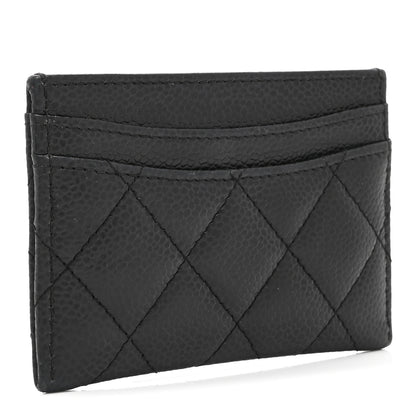 Chanel Caviar Quilted Card Holder Black 3 of 9