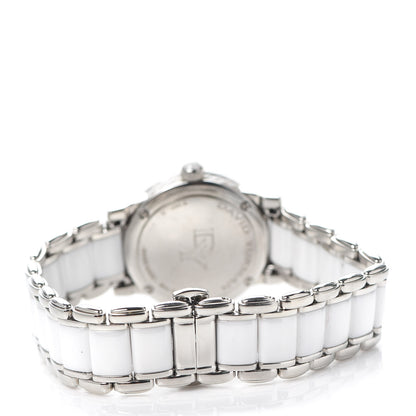 David Yurman Stainless Steel Ceramic Diamond 30mm Classic Quartz Watch White 3 of 6