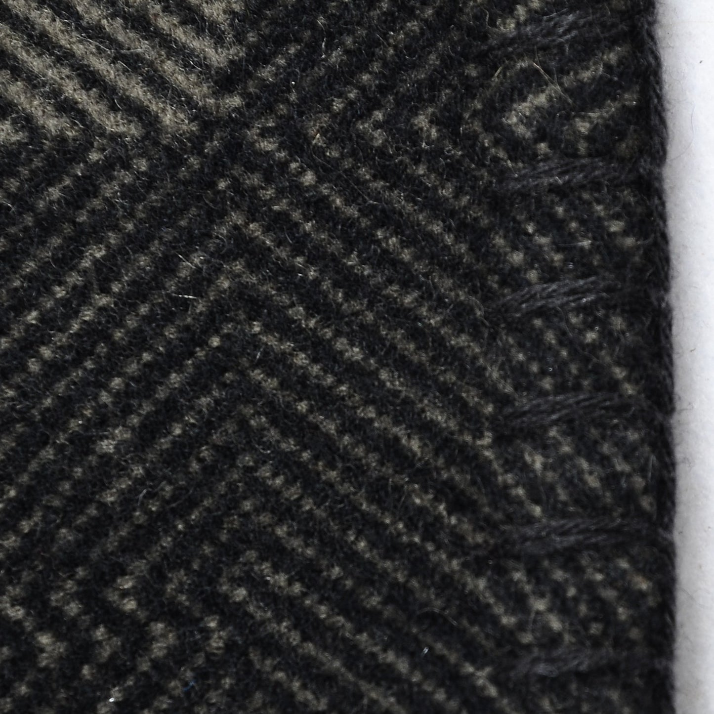 Wool Cashmere Blanket Black