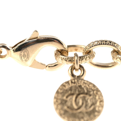 Chanel Pearl CC 100th Anniversary Necklace Light Gold 5 of 7