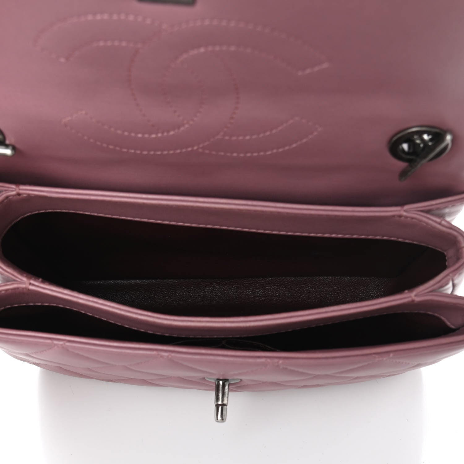 Chanel Lambskin Quilted Small Trendy CC Flap Dual Handle Bag Light Purple 4 of 10