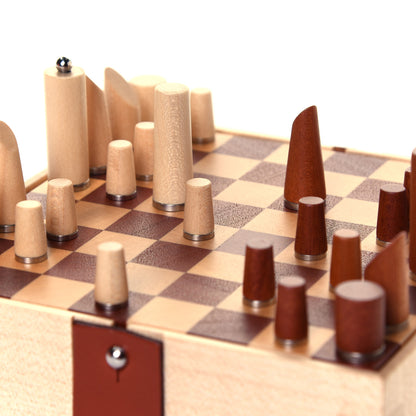 Hermes Sycamore Mahogany Wood Samarcande Chess Game 8 of 9