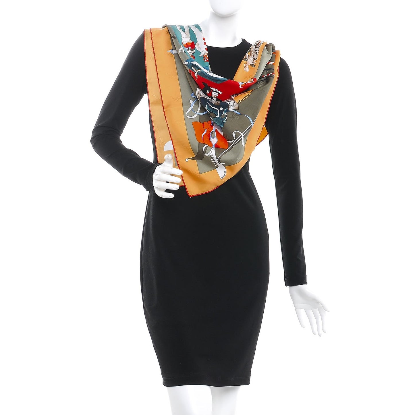 Silk Le Carnaval de Venise Scarf 90
