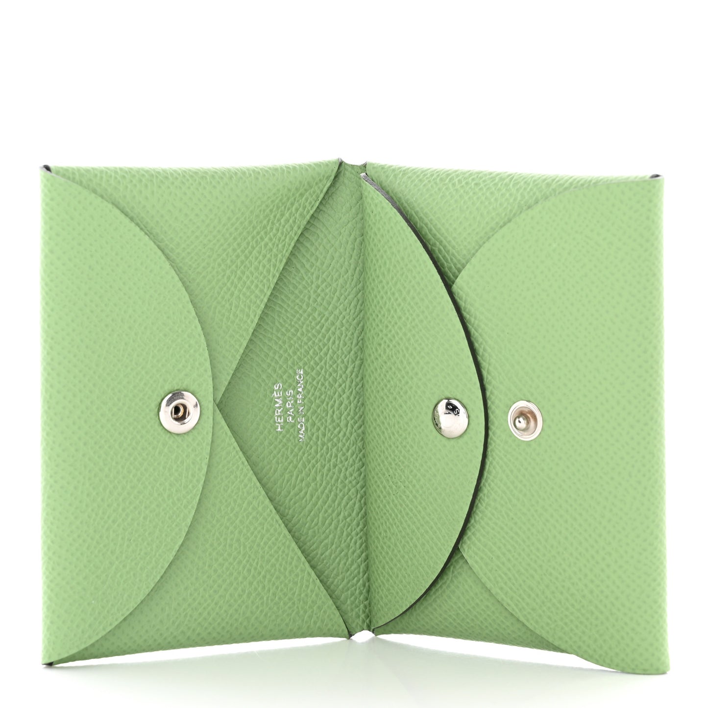Epsom Calvi Duo Card Case Vert Criquet