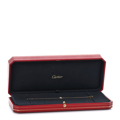 Cartier 18K Pink Yellow White Gold Diamond Trinity One Diamond Chain Bracelet 4 of 4