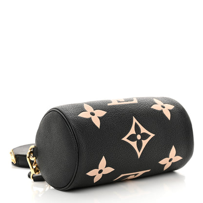 Louis Vuitton Empreinte Monogram Giant Papillon BB Black Beige 4 of 10