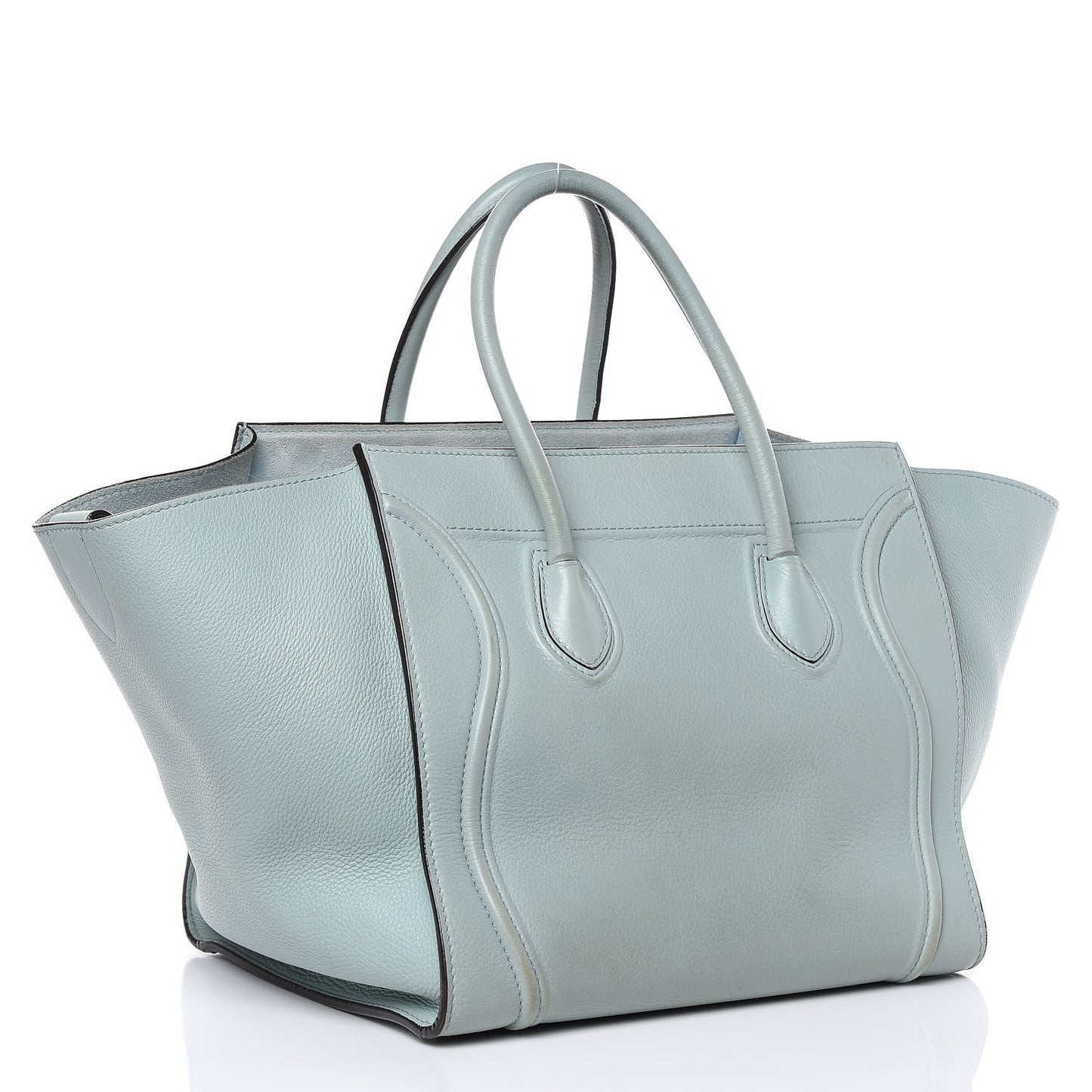 Grained Calfskin Medium Phantom Luggage Galcier
