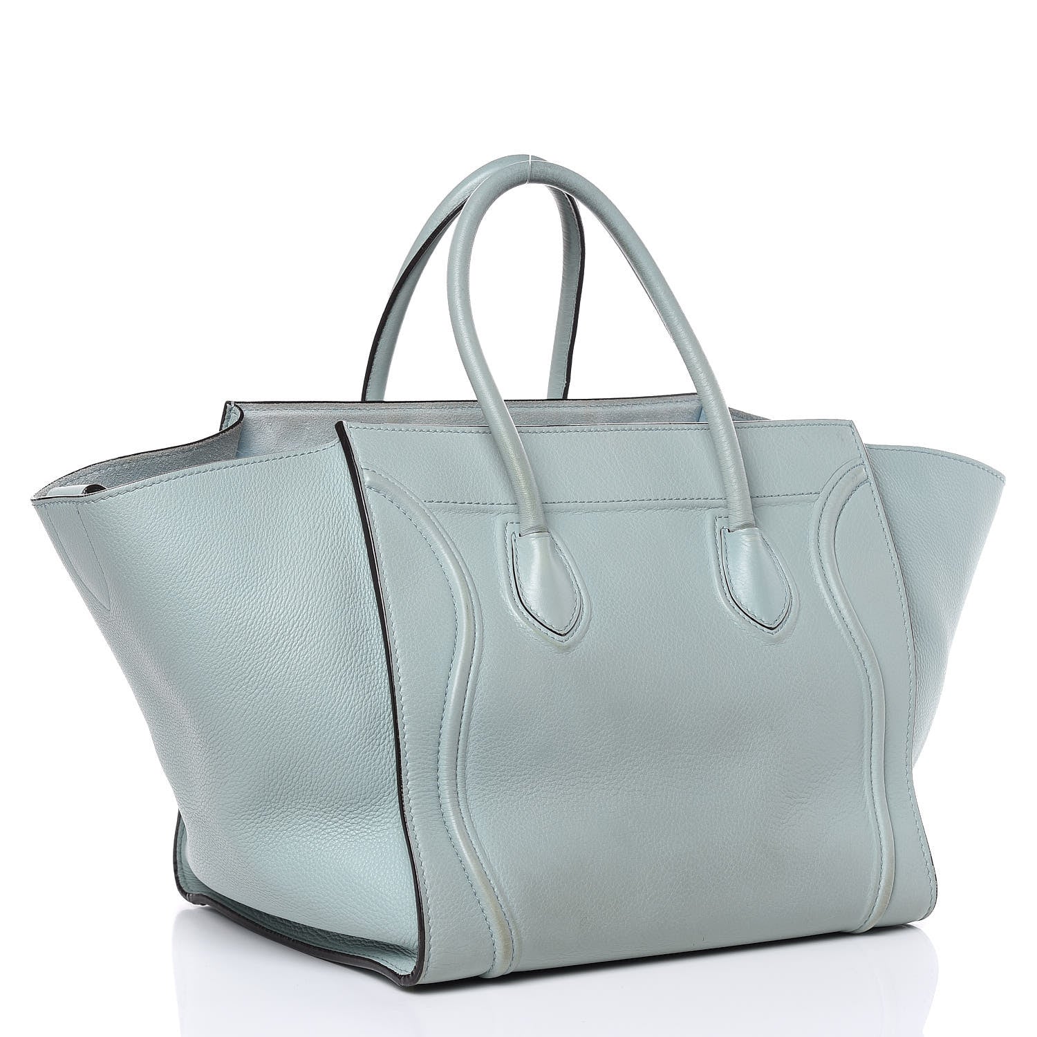 Celine Grained Calfskin Medium Phantom Luggage Galcier 3 of 25