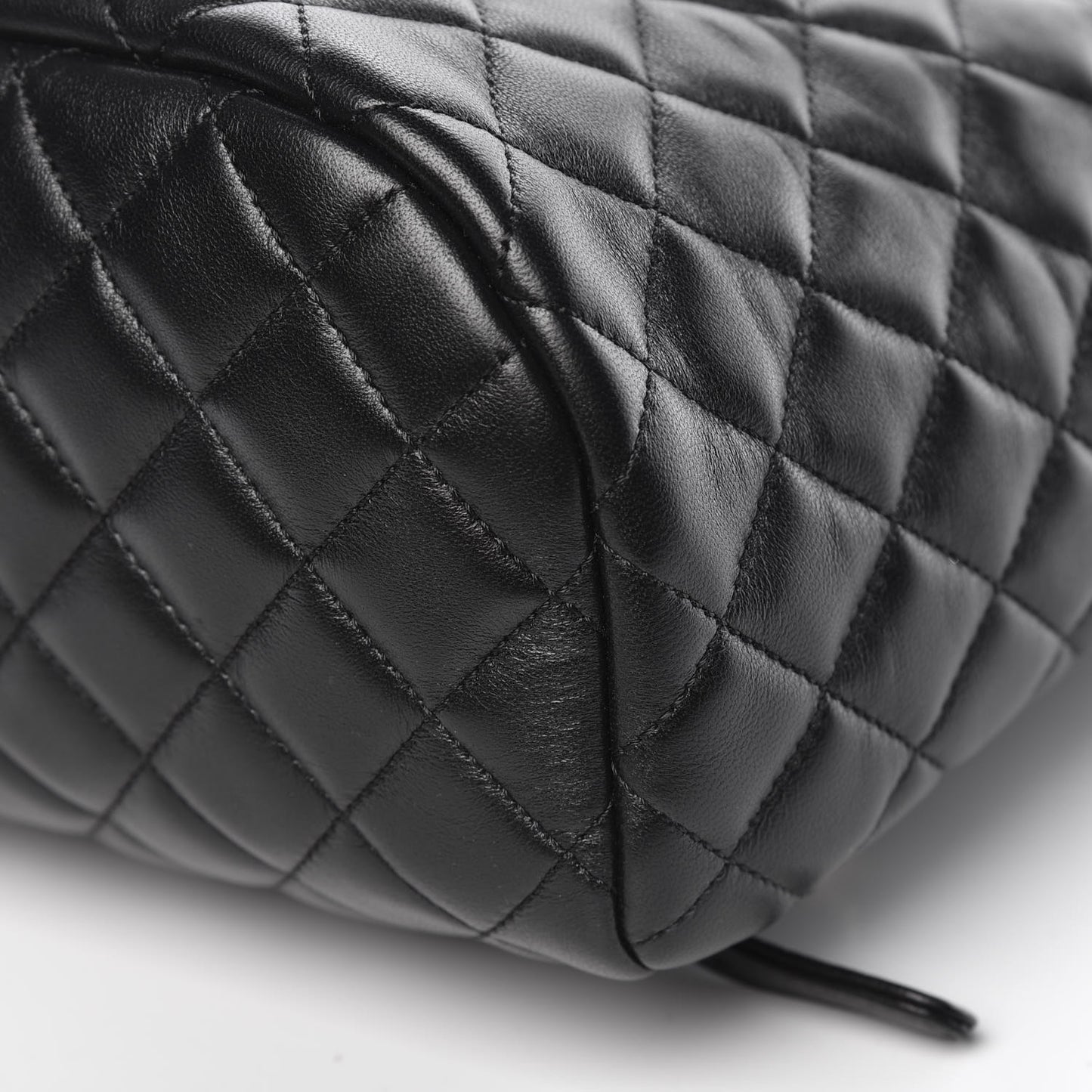 Lambskin Quilted Small Urban Spirit Backpack Black