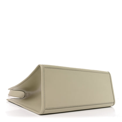 Fendi Vitello King Plexiglass Logo Embossed Medium Fendi Sunshine Shopper Tote Green Tea 3 of 7