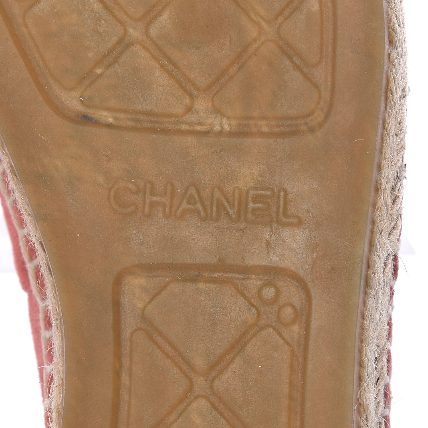Chanel Suede Pearl CC Espadrilles 41 Pink 9 of 12