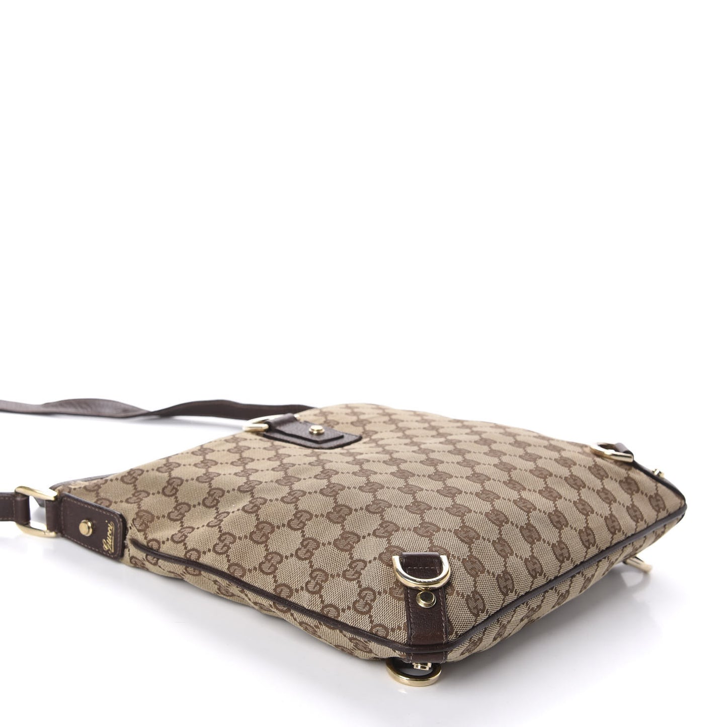Monogram Abbey Messenger Bag Dark Brown