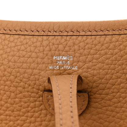 Hermes Taurillon Clemence Evelyne TPM Biscuit 6 of 11