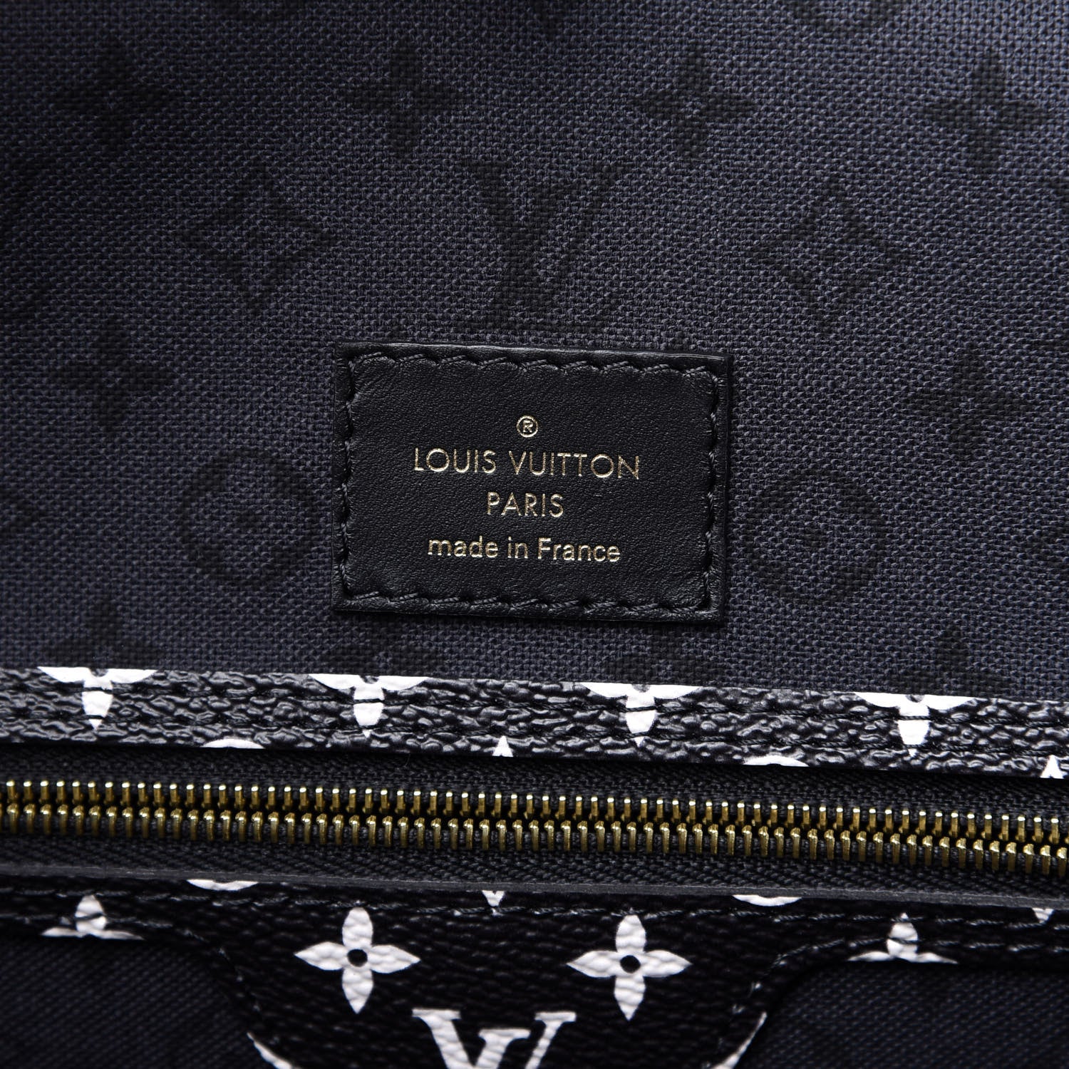 Louis Vuitton Monogram Giant Crafty Neverfull MM Creme Rouge Black 8 of 10