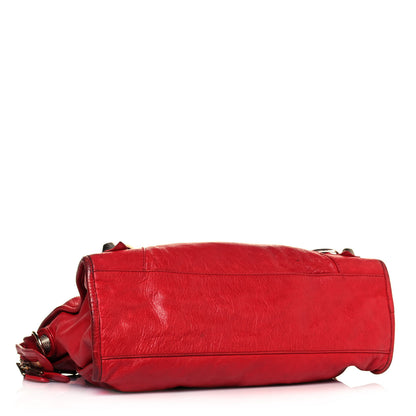 Balenciaga Agneau Giant 21 Rose Gold Hardware City Rouge Coquelicot 3 of 16