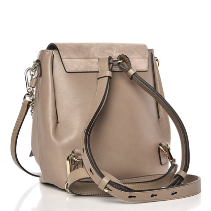 Chloe Suede Calfskin Small Faye Backpack Motty Grey 3 of 8