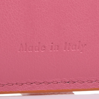 Celine Grained Calfskin Medium Multifunction Strap Wallet Orange 7 of 11