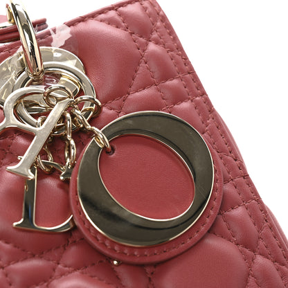 Christian Dior Lambskin Cannage Medium Lady Dior Pink Honey 11 of 13