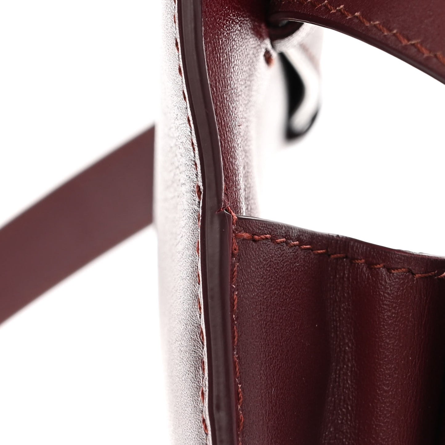 Box Calfskin Small Classic Box Flap Bag Burgundy